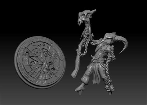 Stl File Cultist Shaman ♟・3d Print Design To Download・cults