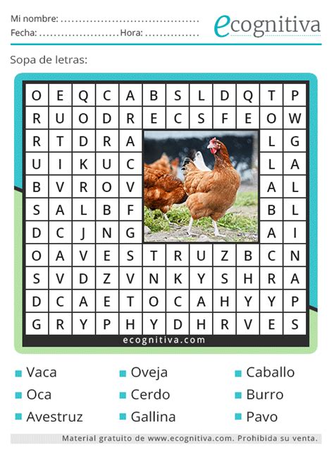 Sopa De Letras Las Aves 🦉🐣🦅 Como Mejorar La Concentracion Adulto Mayor 🐤 Nbkomputer