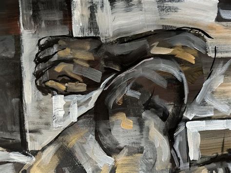 Naked Man Painting Acrylic Painting By Emmanouil Nanouris Artfinder