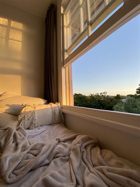 My bed, golden hour on an NZ summer evening : r/CozyPlaces