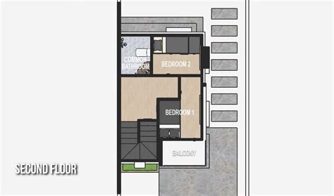 48 Sqm 2 Storey Small House Design 4x6 Meters With 2 Bedroom