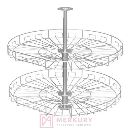 Kosz obrotowy ścięty W 4375 fi 750mm srebrny