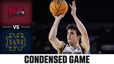 Maryland Eastern Shore Vs Notre Dame Condensed Game 2023 24 Acc Men