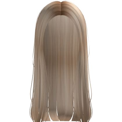 Pin Straight Supermodel Slicked Real Blonde Hair Roblox