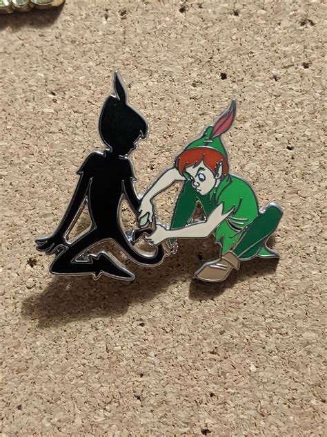 Authentic Peter Pan Tying His Shadow To His Foot Pin Comes With