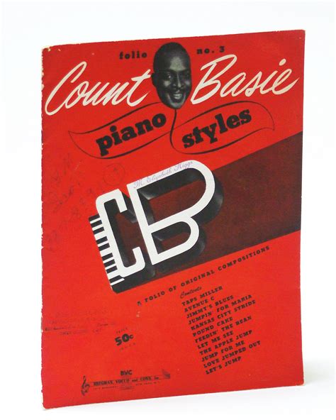 Count Basie Piano Styles Folio No 3 Three Piano Sheet Music By