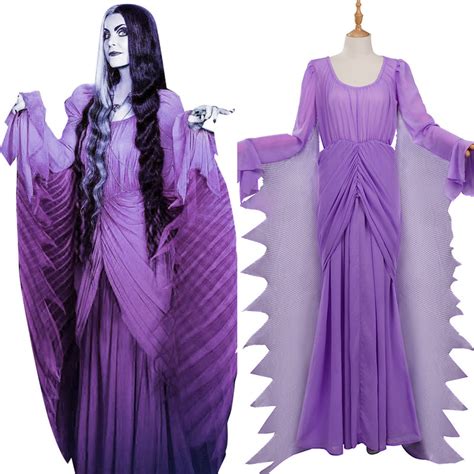 The Munsters Lily Munster Cosplay Costume Outfits Halloween Carnival S