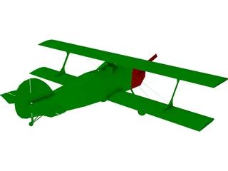 Biplane 3D Model - 3DCADBrowser