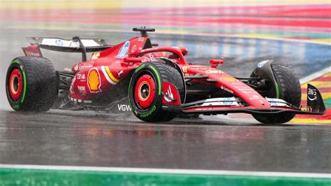 F1 Belgian Grand Prix Qualifying Result Grid Order As Charles Leclerc Takes Pole For Race At