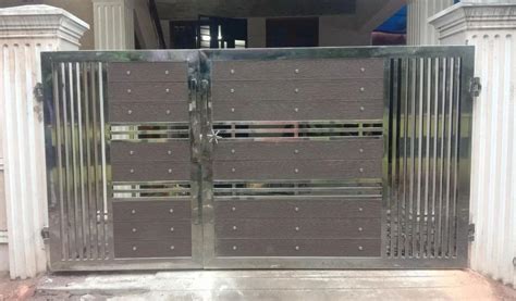 Polished Modern Stainless Steel Main Gate For Home At Rs Kg In