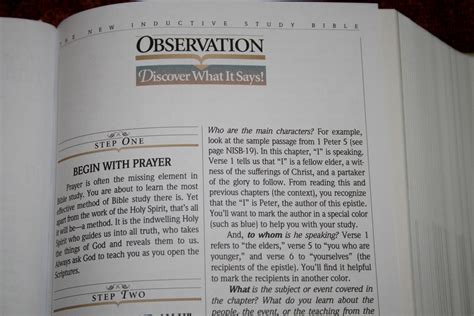 The New Inductive Study Bible ESV - Review
