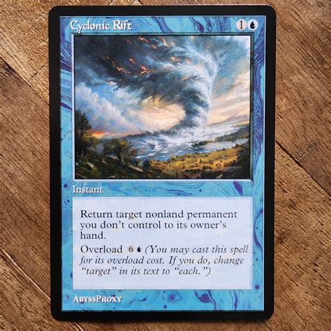 Cyclonic Rift A MTG Proxy Abyss Proxy Shop Enhance Your Commander