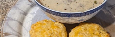 Clam Chowder And Cheddar Biscuits This Dude Cooks In The Nude