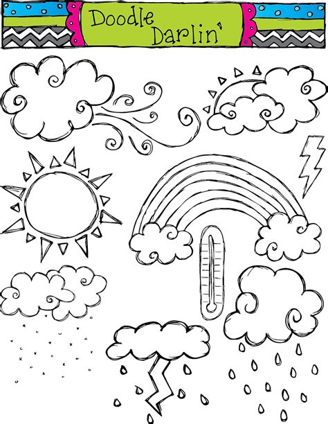 weather clip art black  white   cliparts  images
