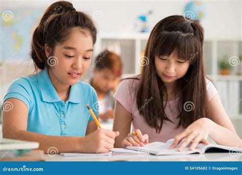 Work in pairs stock photo. Image of knowledge, pupil - 54105682