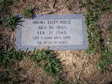 Rachel Ellen Wilson Hodge (1865-1940) - Find a Grave Memorial