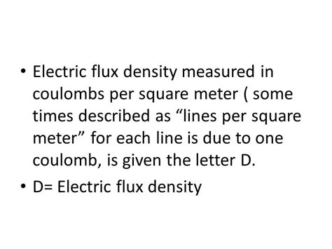 Electric Flux Density Faradays Experiment Showed That A Positive