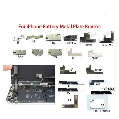 Metal Plate Bracket Plat Seng Penutup Baterai Batre Battery IPhone 7 7