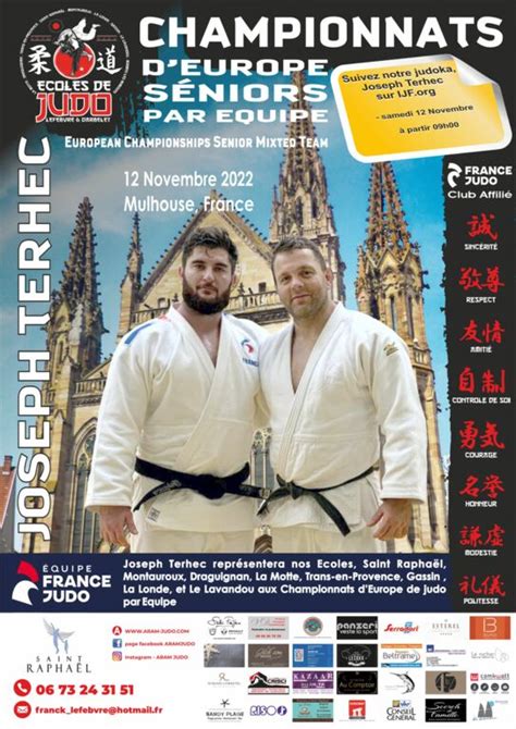 Championnats D Europe Par Equipes Mixtes Mulhouse Club Judo Et Arts