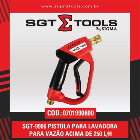 Pistola para Lavadora de Alta Pressão SGT 9906 SIGMA TOOLS Loja Lave Park