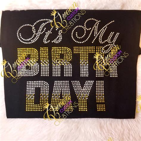 Bling Birthday Shirts For Women Etsy