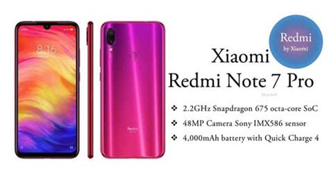 Redmi Note 7 Pro 48MP can be launched with 6GB Ram 128GB Storage Variant