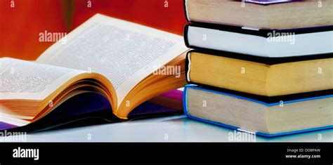 Stack Of Books Stock Photo Alamy