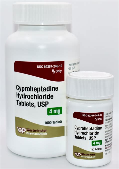 Cyproheptadine HCl Tablets, USP — WPRX