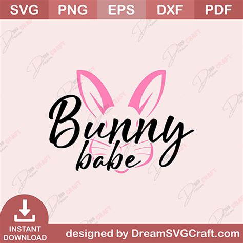 Bunny Babe SVG