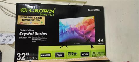 Black Crown 32 Inch Smart Led 1 Year Warranty IPS At Rs 6974 Piece In