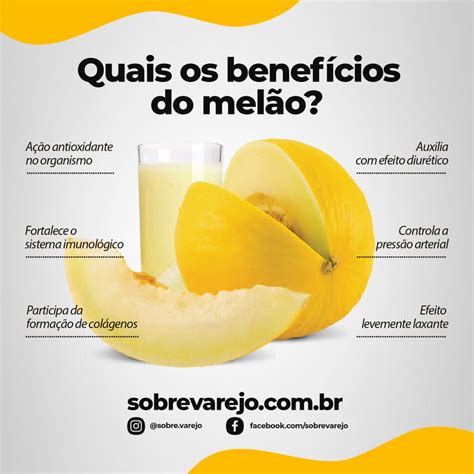 Os benefícios do melão Saúde e nutrição Dicas de saúde Nutrição