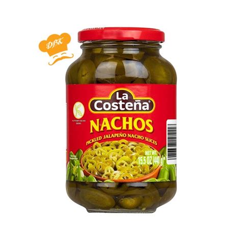 Jual La Costena Nachos Pickled Jalapeno Pepper Slices 440 Gr Acar Pedas Shopee Indonesia