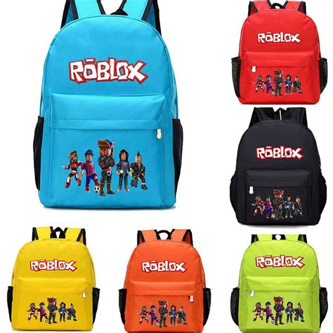 Wishot Roblox Game Multifunction Usb Charging Backpack For Kids