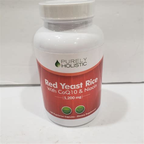 Red Yeast Rice 1200mg With Coq10 And Flush Free Niacin 120 Capsules Sealed Ex 8 26 Ebay