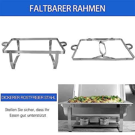 Jacgood Chafing Dish Profi Set Toulouse Edelstahl