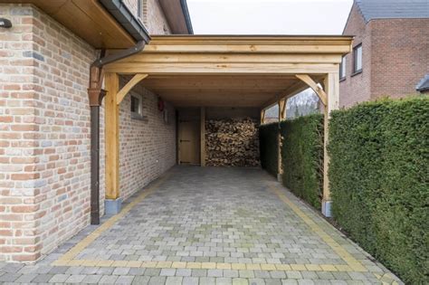 Carport Of Garage In Hout Met Berging Of Fietsstalling Fabrikant