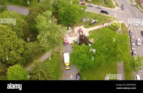 Sir John A Macdonald Statue Removal Kingston Ontario Canada June 2021