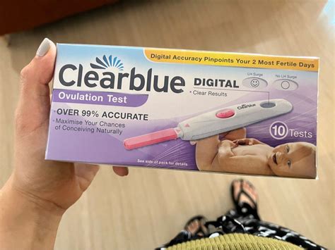 Clearblue Ovulation Test Kit Health Nutrition Medical Supplies