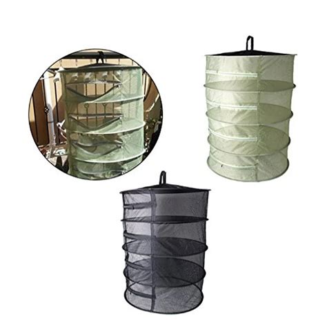 Hydroponics Plant Herb Drying Net Rack Collapsible Dryer 4 OR 8 Tier