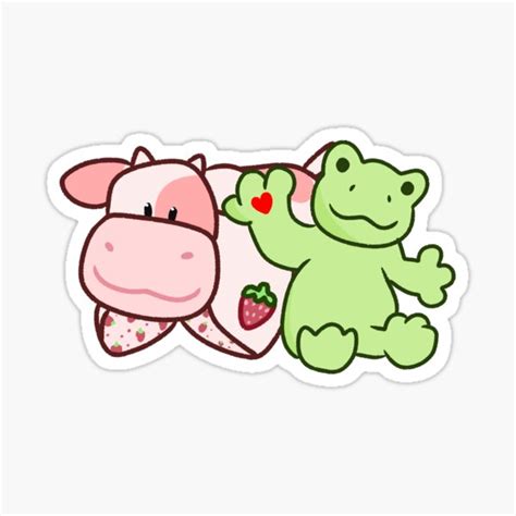 Strawberry Cow Stickers For Sale Cute Stickers Cow Cool Stickers