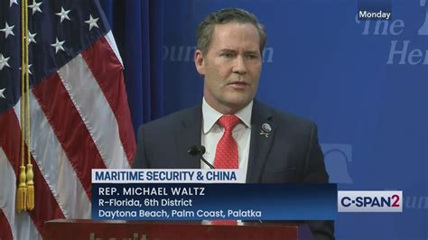 Rep. Michael Waltz on Maritime Security and China | C-SPAN.org