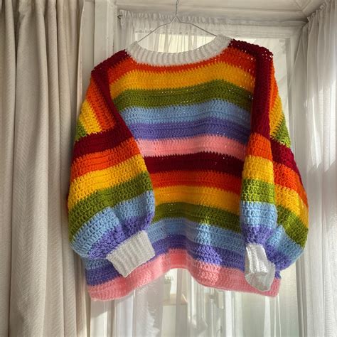 Rainbow Jumper Pattern PDF - Etsy