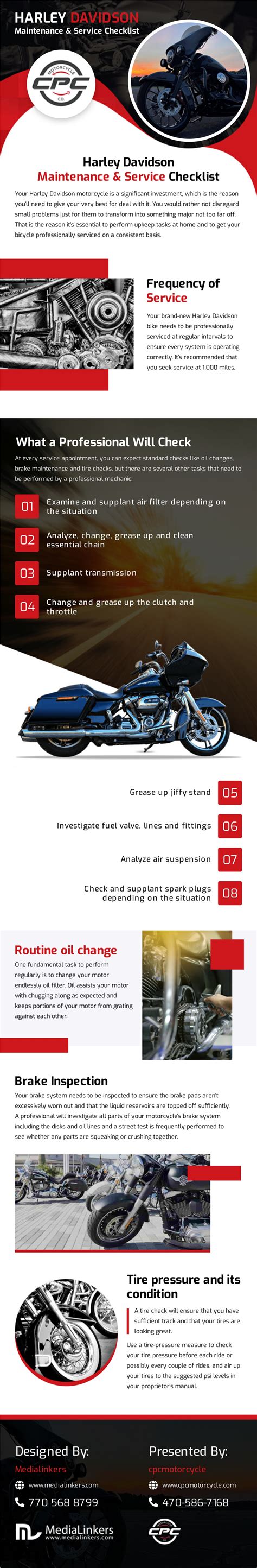 Ppt Harley Davidson Maintenance And Service Checklist Powerpoint