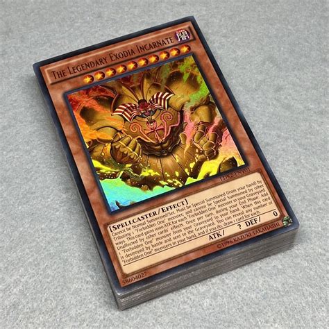 Yugioh Yami Yugis Legendary Exodia Egyptian God Card Deck 45 Cards Nm International Society