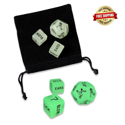 Intimate Glow In The Dark Sex Dice Game Party Gift Fun Couple