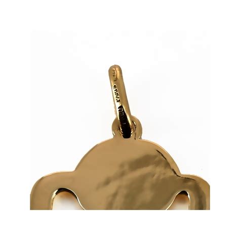 Pendentif Fred Silhouette De Petite Fille En Or Jaune 18 K