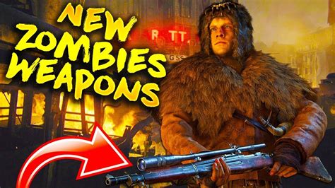 All New Weapons In Wwii Zombies Pack A Punched Call Of Duty Wwii