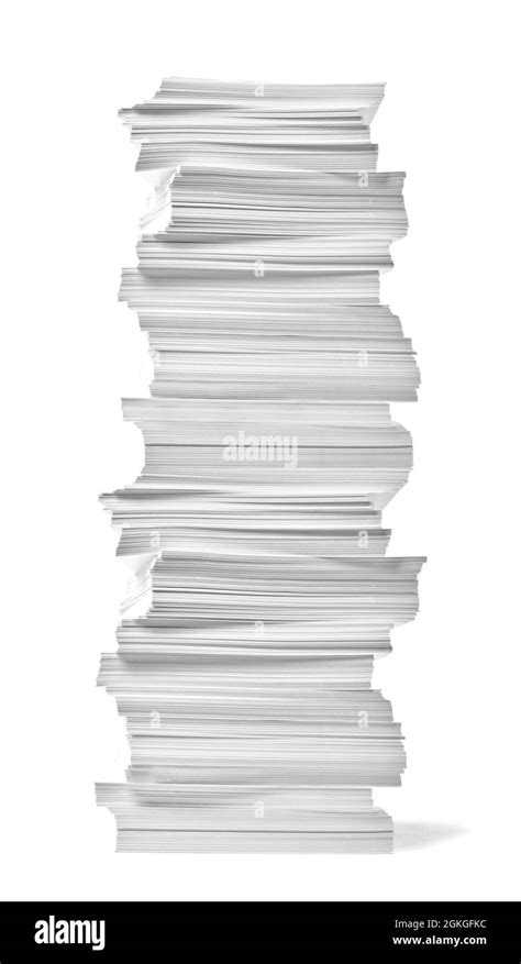 Paper Stack Pile Office Paperwork Busniess Education Stock Photo Alamy