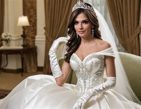 elegant crossdressing bride stable diffusion
