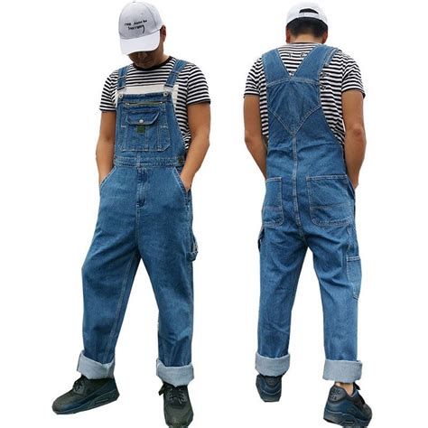 Buy Dropship Products Of Jeans Men Mens Denim Overalls Mens Overalls ...